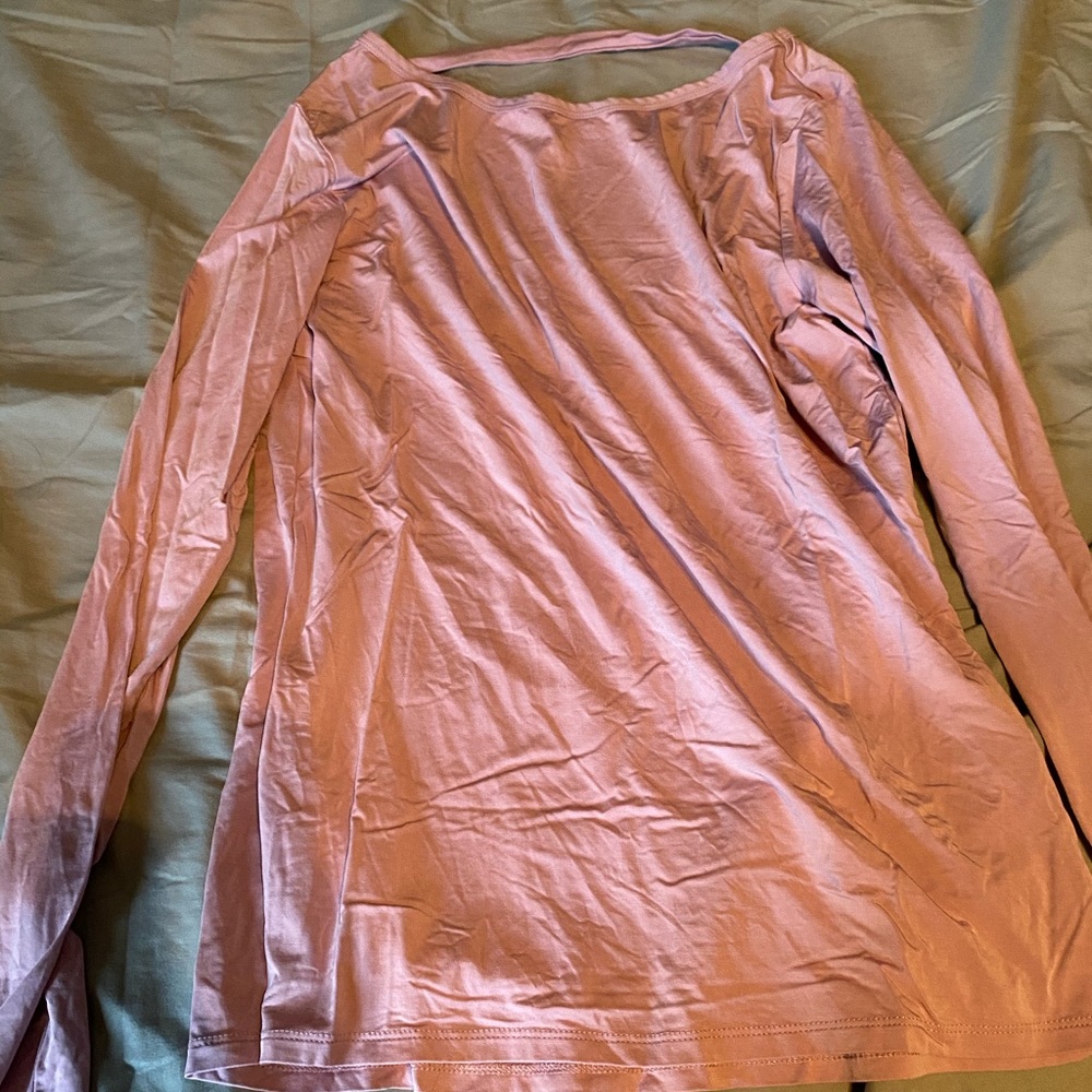 Alphalete open back long sleeve -lavender